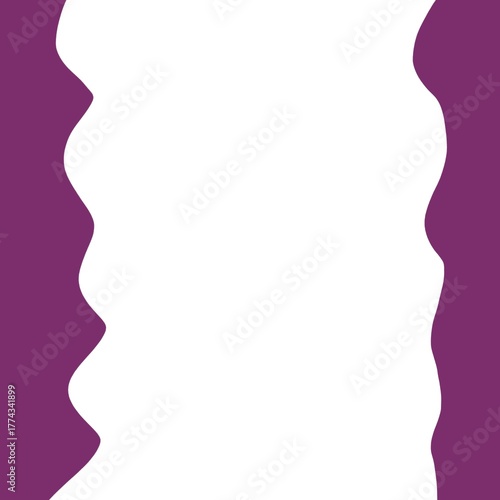 Purple Wavy Background on a white background 