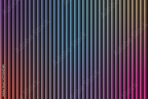 Gradient Colorful Abstract Background with Vertical Lines Pattern