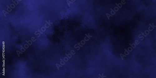 abstract cloud and vapor texture background. Black and blue smoke aquarelle smudge illustration smooth grungy smokey light pastel colors ink glow. Teal color powder explosion