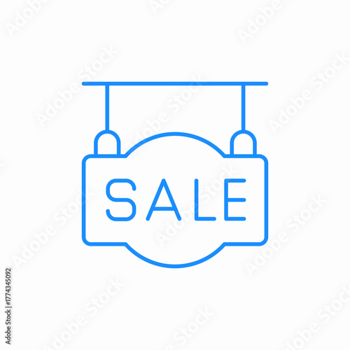 for sale icon sign vector