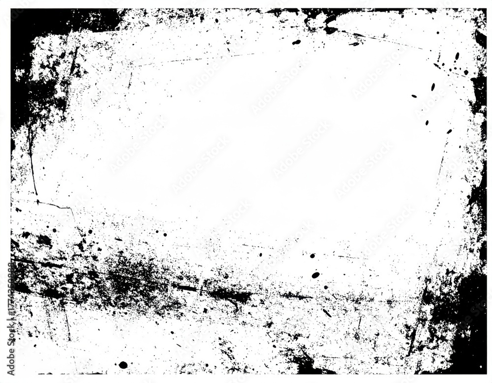 Fototapeta premium Rough Grunge Texture Background with Distressed Appearance and Monochrome Color Palette