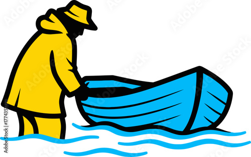 watermans resolve guiding his craft towards new horizons