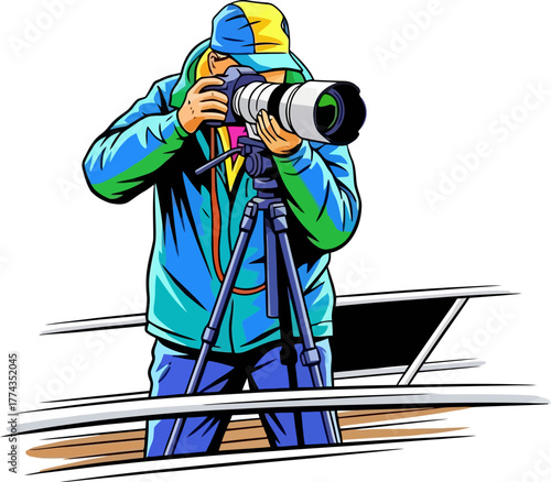 eyewitness to moments, capturing the world with passion through his lens