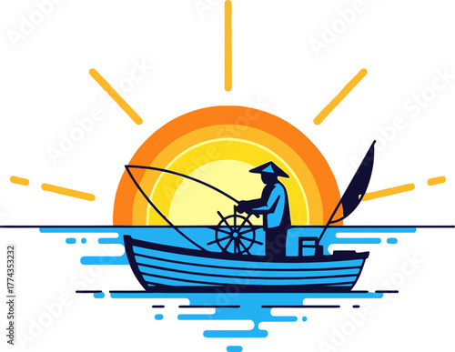 coastal life rhythm angler finds peace where sun meets the waves