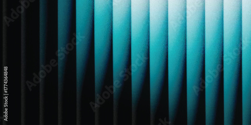 Ribbed glass background with abstract waves and glossy gradient texture. decorative patterns. abstract grainy background, noise texture poster header banner cover