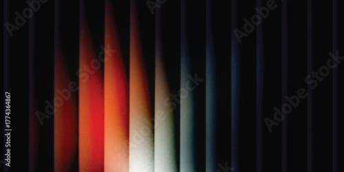 Ribbed glass background with abstract waves and glossy gradient texture. decorative patterns. abstract grainy background, noise texture poster header banner cover