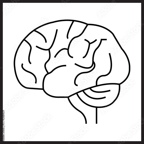 Brain icon desigbn