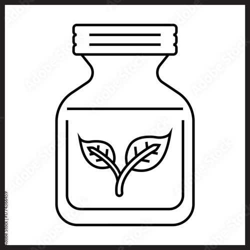 Herbal Medicine icon desigbn
