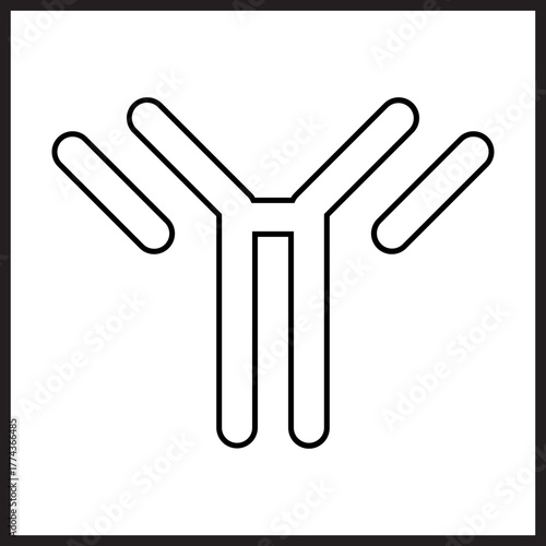 Antibody icon desigbn