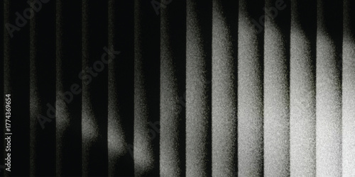 Ribbed glass background with abstract waves and glossy gradient texture. decorative patterns. abstract grainy background, noise texture poster header banner cover