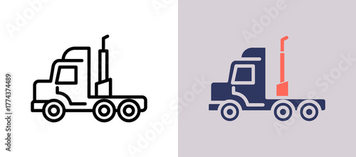 Trailer whitegrey icon