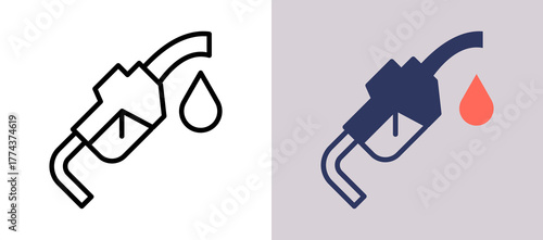 Fuel Pump whitegrey icon