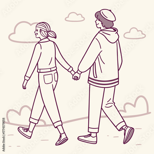 man and woman shaking hands