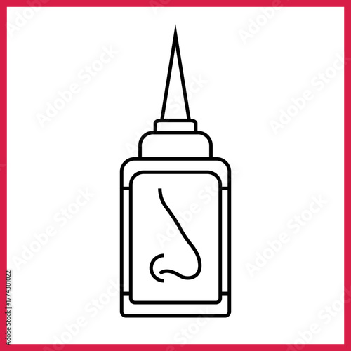 Nasal Spray icon desigbn