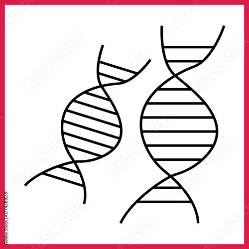 DNA Helix icon desigbn