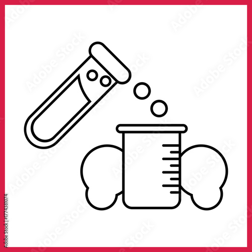 Chemical Reaction icon desigbn
