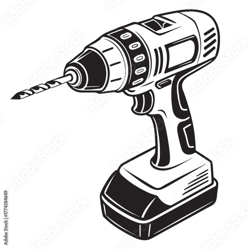 Modern cordless drill