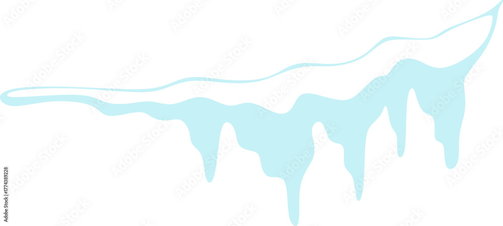 Obraz premium Snow Pile Cartoon