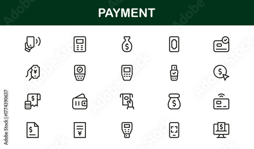 Payment icon illustrating financial transaction, digital money exchange, and modern commerce