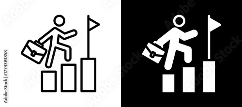 Career Opportunities lineglyph icon