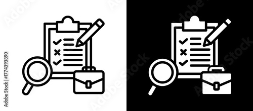 Job Listings lineglyph icon