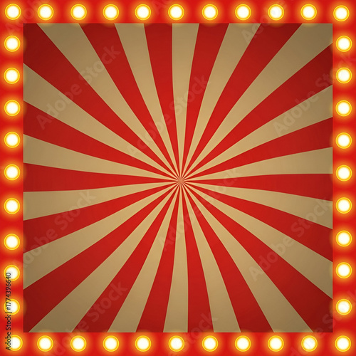 circus red background 