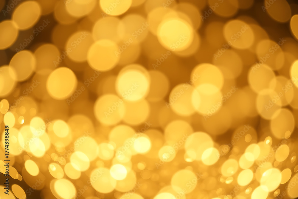 Obraz premium golden bokeh background