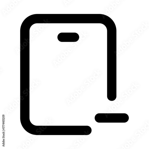 Device config outline icon set