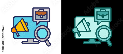 Job Advertisements twinstyle icon