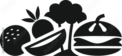 vector illustration of a tropical plant