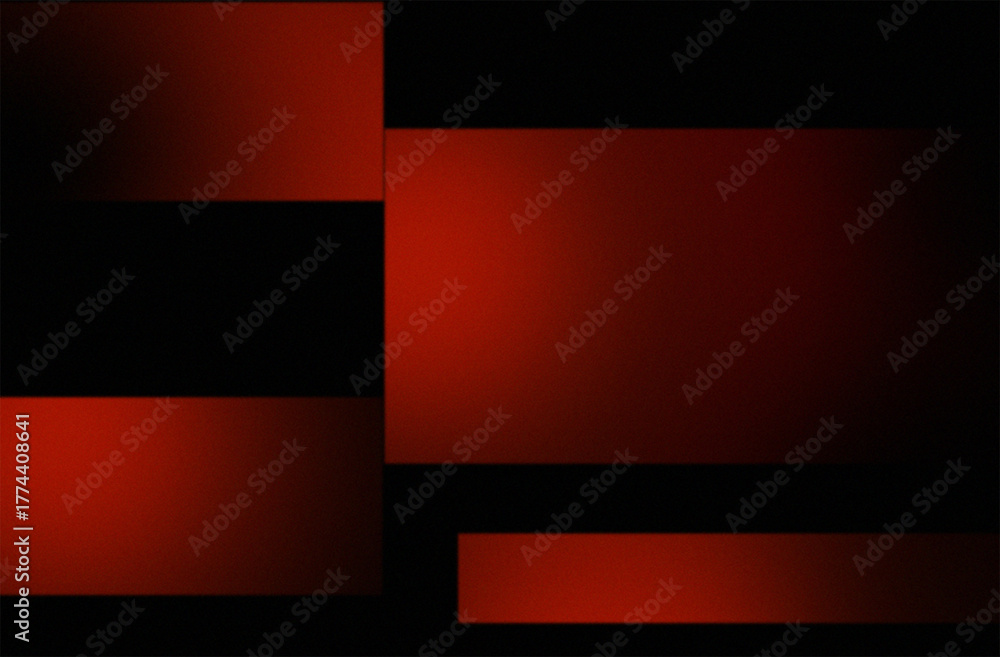 Naklejka premium Stylish modern abstract background with vibrant red gradients and dark dramatic shadows