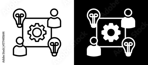 Team Coordination linemixed icon