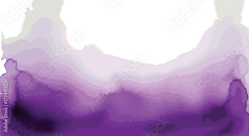 Abstract purple watercolor background texture hand painted gradient wash perfect for invitations and