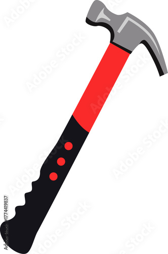  repair tool hammer minimal vector