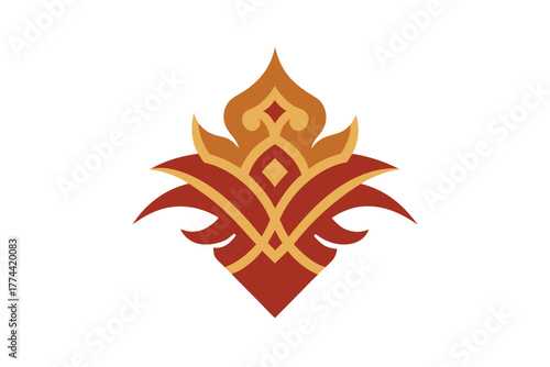 Vector illustration of abstract shapes and lines in a modern design concept