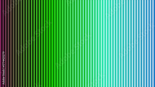 Vertical Gradient Stripes From Pink To Blue With Vibrant Green Accents abstract background
