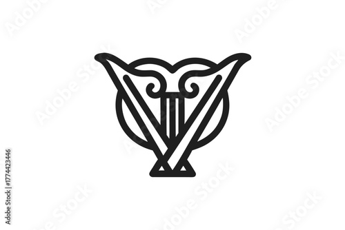 Textual representation of vector file on white background in graphical format