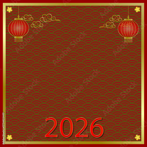 New Year Festival, Greeting Card, Bless, 
Happiness, Celebrate, Send Happiness