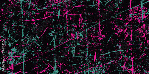 Car sticker wrap banner abstract sporty lines pink blue greenish grunge color combination brush storm thunder modern pattern racing motorsport