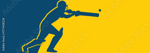 Attractive editable vector cricketer in action great for your design resources print and others	
