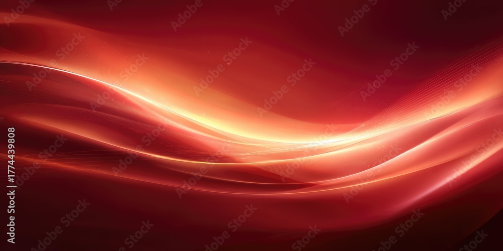 Obraz premium Joyful red game background with sparkling hot colors colourful waves in a dynamic environment evoking joy and excitement