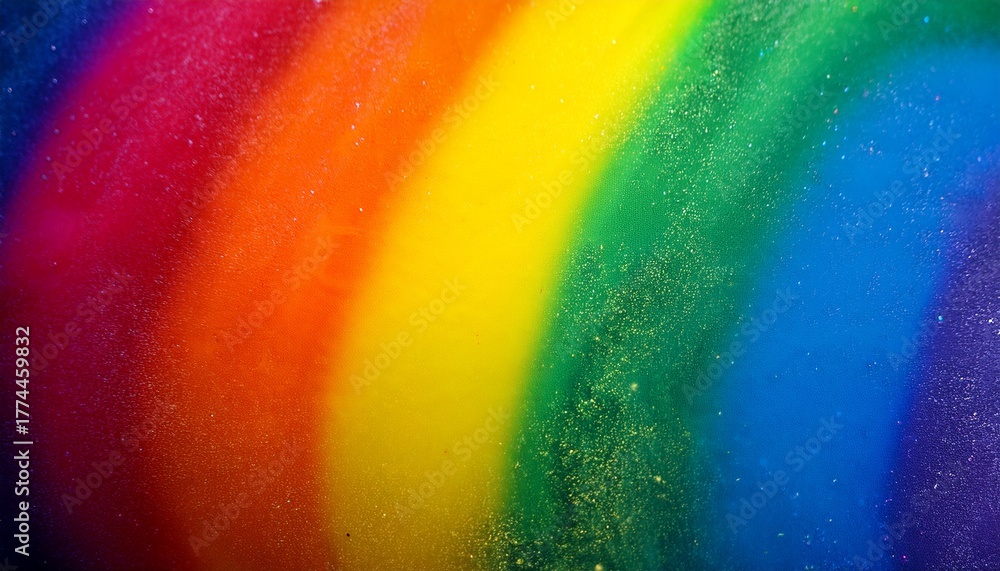 Obraz premium Abstract Blend Of Vibrant Rainbow Colors With A Grainy Texture And Soft Focus Effect Background