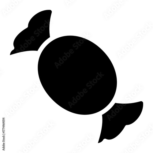 Candy icon vector. Sweet illustration sign. Candy web symbol. Dessert logo.