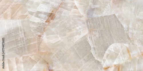Bild auf Leinwand Polished onyx marble slab. Natural stone for design