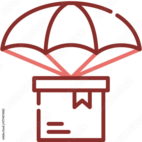 parachute line dual color