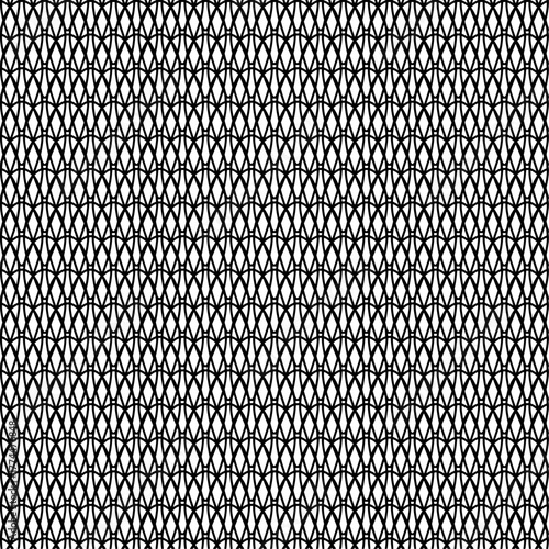 Monochrome seamless vector background with an intricate guilloche net pattern, ideal for security documents or decorative textures