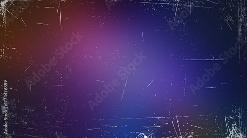 Gradient background with grunge texture and scratches vintage