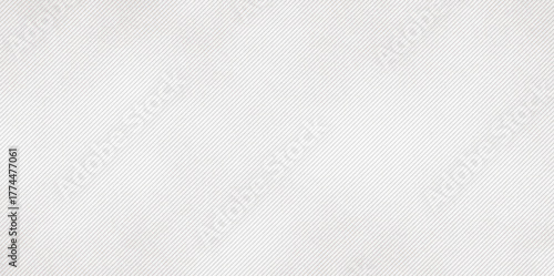 White fabric with diagonal grey pinstripe pattern textile