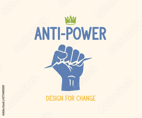 A colorful protest slogan featuring a crossed-out crown and the words 'NO KING'. The design symbolizes opposition to authority and political policies in the USA.