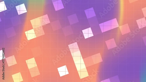 Abstract geometric design in purple and orange tones, perfect for backgrounds, presentations, and graphic design projects with a modern feel.